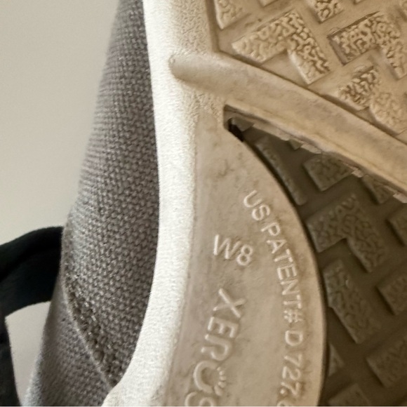 Xero Shoes Cassie Gray Teal Canvas Mary Jane Flats Women's Size 8 - Picture 8 of 8